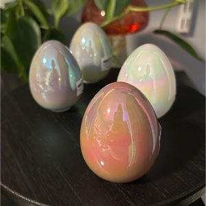 Set of 4 Target Ceramic Easter Eggs